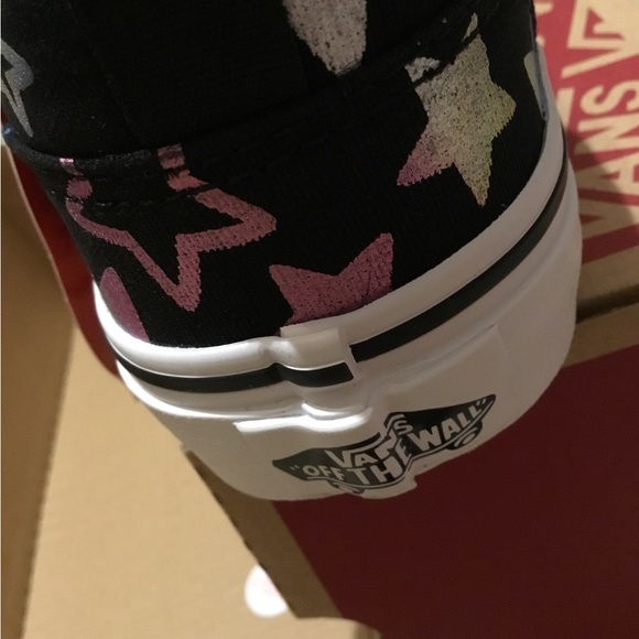 Vans foil star slip on shoes MSRP $45 - Picture 2 of 4
